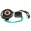 Magneto-Stator+2-Stecker-Spannungsregler+Dichtung Passend für Suzuki SV650 / SV650S 1999–2002