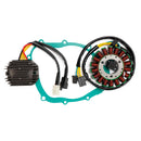 Magneto-Stator+2-Stecker-Spannungsregler+Dichtung Passend für Suzuki SV650 / SV650S 1999–2002
