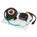 Magneto-Stator+2-Stecker-Spannungsregler+Dichtung Passend für Suzuki SV650 / SV650S 1999–2002