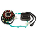 Generatorstator, regulator, tätning för Suzuki DL 650 V-Strom (Model K7) 07-10