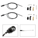2x Vergaser Choke Kabel Kolben Kit für Honda Rancher TRX350 FM TM TE 00-06