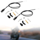 2x Vergaser Choke Kabel Kolben Kit für Honda Rancher TRX350 FM TM TE 00-06