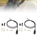 2x Vergaser Choke Kabel Kolben Kit für Honda Rancher TRX350 FM TM TE 00-06