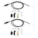 2x Vergaser Choke Kabel Kolben Kit für Honda Rancher TRX350 FM TM TE 00-06