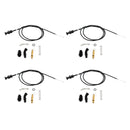 Kit de pistão de cabo de estrangulamento 4xcarburador para Honda Rancher TRX350 FM TM TE 00-06