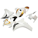 Fairings 2008-2011 Honda CBR 1000 RR White &amp; Gold Sport-Evo Racing Generic