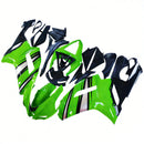 Carenagens 2007-2008 Kawasaki ZX6R ZX636 Verde Preto Prata Ninja ZX6R Racing Genérico