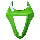Carenagens 2007-2008 Kawasaki ZX6R ZX636 Verde Preto Prata Ninja ZX6R Racing Genérico