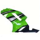 Carenagens 2007-2008 Kawasaki ZX6R ZX636 Verde Preto Prata Ninja ZX6R Racing Genérico
