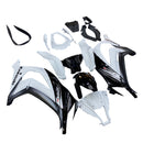Til Ninja ZX10R 2011-2015 White Body Panel ABS Sprøjtestøbt Plastic Kit 6