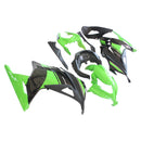 Fairings 2013-2017 Plast Kawasaki Ninja 300R EX300R Grøn Ninja Generisk