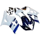 Kåber 2003-2004 Suzuki GSXR 1000 Hvid &amp; Blå GSXR Racing Generisk