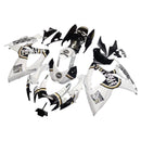 Fairings 2006-2007 Suzuki GSXR 600 750 Hvid Sort Lucky Strike Generisk