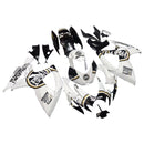 Fairings 2006-2007 Suzuki GSXR 600 750 Hvid Sort Lucky Strike Generisk