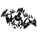 Fairings 2006-2007 Suzuki GSXR 600 750 Sort Guld Lucky Strike Racing Generisk