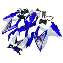 Kåber 2008-2010 Suzuki GSXR 600 750 Hvid &amp; Blå GSXR Racing Generisk