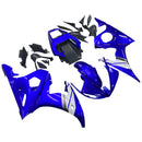 Fairing Injection Plastic Kit Fits Yamaha 2003 2004 YZF R6 Blue White Generic