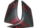Katteet 2007-2008 Yamaha YZF-R1 musta matta &amp; Punainen liekki R1 Generic