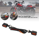 LED bagblink med mini-E-mærkning til Sportster Touring Dyna Softail Generic