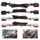 LED bagblink med mini-E-mærkning til Sportster Touring Dyna Softail Generic