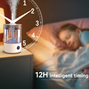 Luftfukter for store soverom (7,8 l), med UV-sterilisering, duftolje, 2 uttak