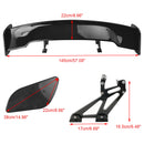 Racing GT Style Down Force bagagerumsspoiler, blank svart 57" 145 cm universell