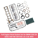 Kompletter Zylinderkopfdichtungssatz für BMW 325i (E46) 2,5 l L6 DOHC M54 B25 (2001–2005) 11127501305