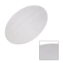 Oval blank aluminiumslegering nummerplade DIY Universal Passer til motorcykler