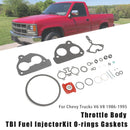 1991-1993 Oldsmobile 4.3L Motores Kit injetor TBI do corpo do acelerador, anéis de vedação, juntas genéricas