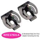 2x Scheibenwischerarm-Schwenkadapter-Verbindungsarmclip E3TZ-17531-A für Ford