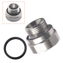 Gewindegröße Ölablassventil-Adapter Silber A-211 27mm-2.0