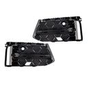 2023+ Audi A6 C8PA S-Line S6 2PCS Front Bumper Fog Light Grille Trim Black