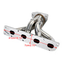 Stainless Steel Exhaust Header Fit Cobalt/HHR/Saturn Ion 2.2L 2.4L 2005-10