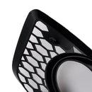 2010–2015 VW T5 T5.1 S-Linie Nebelscheinwerfer Licht Abdeckung Einsatz Kühlergrill Glanz schwarz