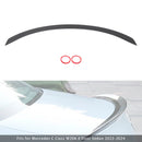 2022-2024 Benz W206 C63S Stil Carbon Fiber Look Heckspoiler Flügel