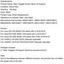 2018-2019 Základní model Lexus RX 450h (VIN začíná na JTJB) 2ks plynové vzpěry zadních dveří 6892048031 6891048071