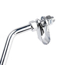 Par de espejos redondos cromados universales con abrazadera para motocicleta de 4" para manillares de 7/8"
