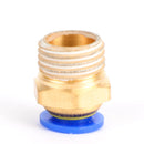 10 stk. 6 mm 1/4" Pneumatiske trykluftforbindelser stikfittings stik