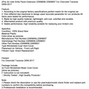 2009-2017 Chevrolet Traverse 2-teilige Lufteinlassgitter-Verlängerung 22956656 22956657