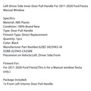 Vasen kuljettajan puolen sisäoven vetokahva Ford Fiesta manuaaliikkunaan 2011-2020
