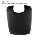 2008–2012 Honda Accord, schwarzer Leder-Armlehnendeckel für die Mittelkonsole