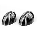 2 x Union Jack kryty zrcátek WING pro MINI Cooper R55 R56 R60 Power Fold Mirror