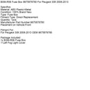 2008-2013 Peugeot 308 OEM 9675878780 Sicherungskasten BSM-R06 Generisch