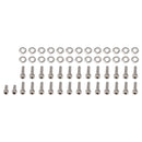 Scharnier- und Verriegelungssatz Silber für Touring Razor Chopped King Tour Pack 2014-2023