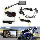 Motorcycle DVR video recorder + 1080P Full HD front camera and rear view camera