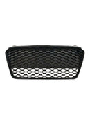 Parrilla delantera con diseño de panal de gallina para Audi R8 (2015), negro brillante.