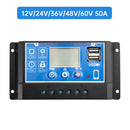 12V-60V PWM Solar Controller Display Power Solar Street Light Control 0V Start