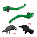 Palanca de freno y embrague corta mecanizada CNC adecuada para YAMAHA XSR900 XSR900GP MT-09 MT-09SP 24-25