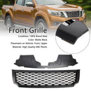 2015-2020 Nissan Navara NP300 D23 Mattsvart främre stötfångargrill