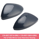 2019-2025 VW Jetta S SE SEL Par de tampas de espelho lateral, caixas de espelho retrovisor